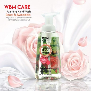 WBM Care Antibacterial Foaming Hand Wash Rose And Avocado-300ml