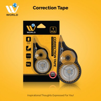 W World Correction Tape - Strong covering power-14m