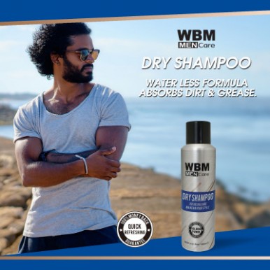WBM Men Care Refresh and Care Dry Shampoo - 180 ML