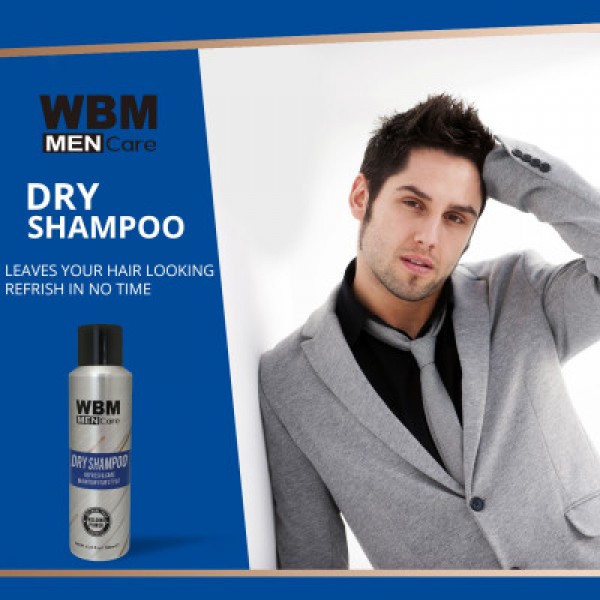 Buy WBM Men Care Refresh and Care Dry Shampoo 180 ML online in