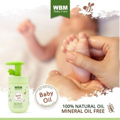 WBM Baby Care oil - Ultra Gentle and Moisturizing baby Massage oil 130 ml