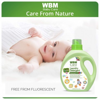 WBM Baby Care Liquid Laundry detergent Gentle Care and High Quality-1Kg Each Pack of 2