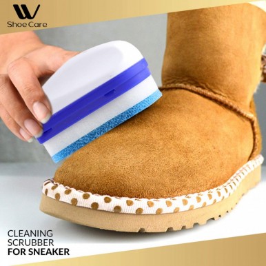 W-Shoe Care Shoe Shine and Cleaning Scrubber-100ml