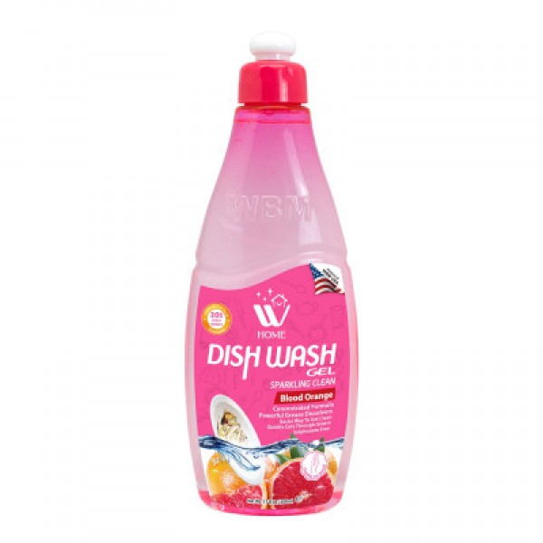 WBM Home Blood Orange sulphonate free Liquid Dish Wash Gel - 500ml (3-Pack)