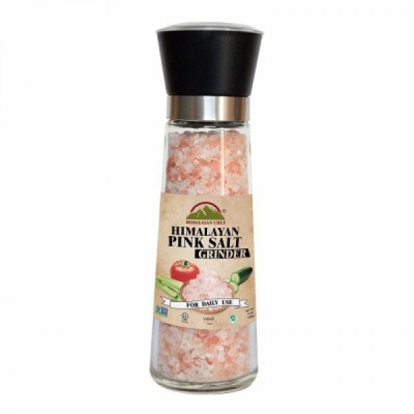 Himalayan Chef Natural pink salt Tall Grinder -368G