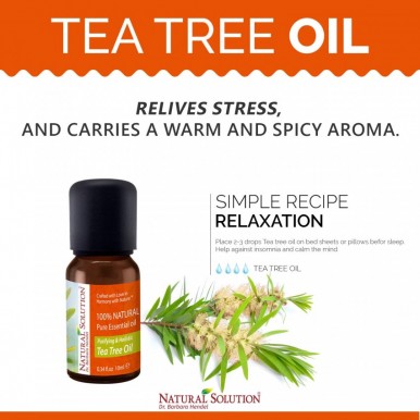  Natural Solution Purifying and Holistic Tea Tree Essential OIL