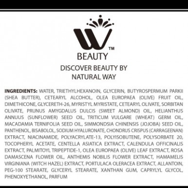 W-Beauty Skin Brightening Night Cream - All Skin Types
