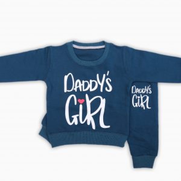 Daddys girl sweatshirt suit for kids