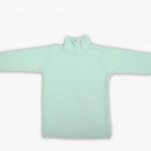 Mint green plain high neck for Kids