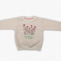 Wild Flower in my Garden light Skin Sweat Shirt for Girls