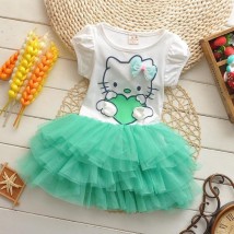 Girl Children Summer Dress Party Baby Girls Dresses For 9 month-4 Years