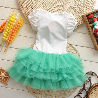 Girl Children Summer Dress Party Baby Girls Dresses For 9 month-4 Years