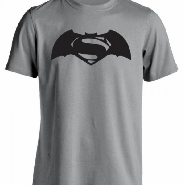 Superman Vs Batman T-shirt For Men - Grey
