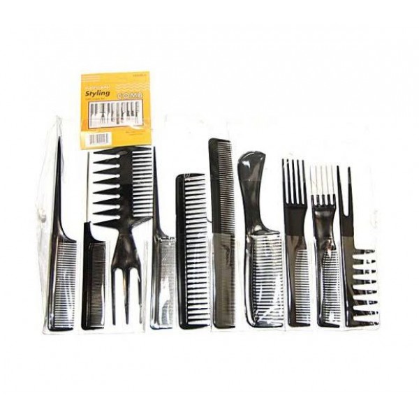 KIRA Professional Hair Combs Salon Styling Tools Comb Set 10 Piece (Black)  : Amazon.ae: Beauty