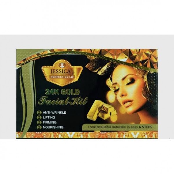 Jessica 24K Gold Facial Kit Sachet 6 Step Buyon.pk