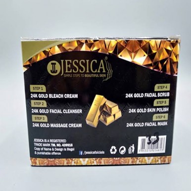 Jessica 24K Gold Facial Kit Sachet 6 Step