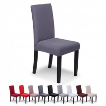 Dining Chair Covers- Pack of 6- Grey