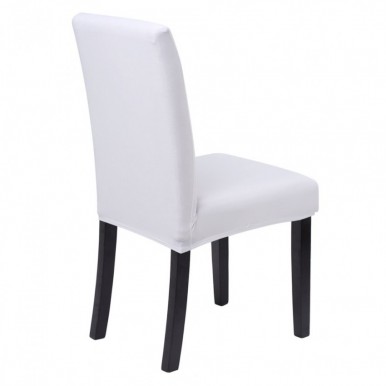 Dining Chair Covers- Pack of 6- White
