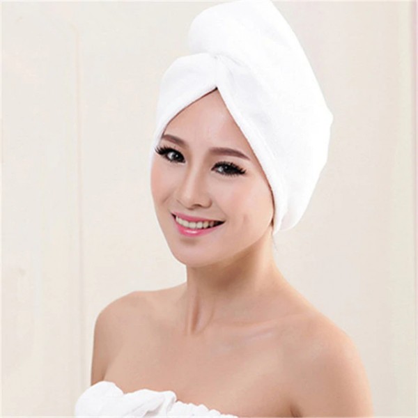 Hair Dryer Cap Towel- Hair Wrap Cap Towel- Microfibre