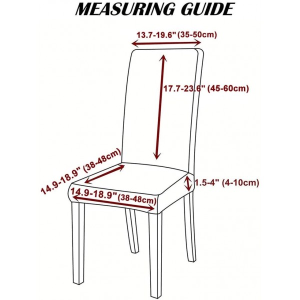 Pack of 12 Dining Room Chair covers for without arm rest chairs Buyon.pk