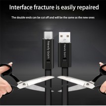 Repairable Cable- Reusable Fast Charging Cord Compatible with Smartphone - lightning cable