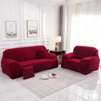 Stretchable Sofa Covers-5 Seater (3+1+1) Cotton Jersey-Normal Size