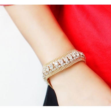 New Fashion Wave Crystal Bracelet