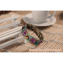 Vintage Flower Cuff Bracelet