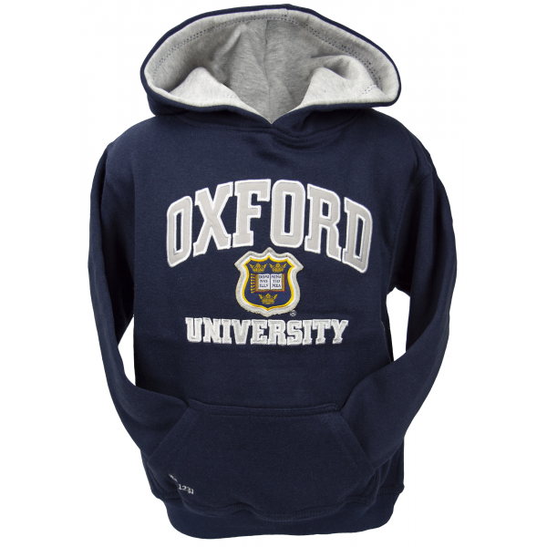 Licensed Unisex Oxford University kids Hooded Sweatshirt Navy