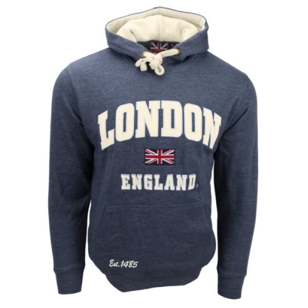 Unisex London England Hoodie Hooded Sweatshirt Denim Blue New  Colour