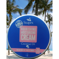 Soapex nourishing moisturizing cream coconut oil fresh healthy face and hands 