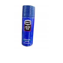 brut actif  deodorant spray blue