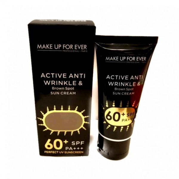 ACTIVE ANTI WRINKLE and BROWN SPOT SUN CREAM MAKE UP FOREVER