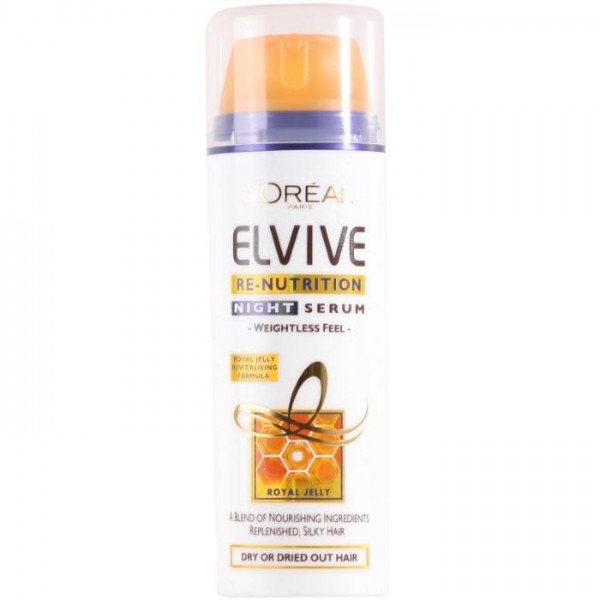 LOreal Paris Elvive Re-Nutrition Night Serum 150ml FOR DRY OR DRIED  OUT HIAR 