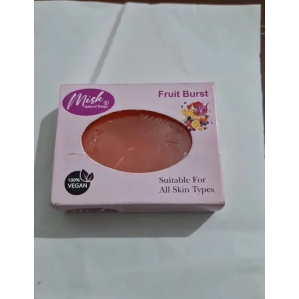 Misk natural soaps fruit burst for all type of skin 