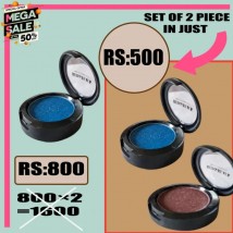 Set of 2 eyeshadow shimmer palette 