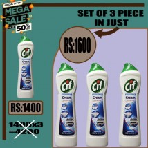 Set of 3 Cif kitchen cleaner cream  in 500 ml