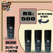 Set of 3 gentle men tonic shaving foam in 50 ml