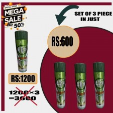 Set of 3 mosquito and insects killer spray