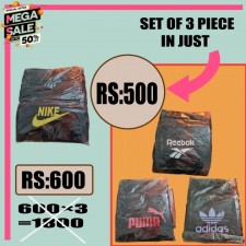 Set of 3 shoulder bags for exams shopping back pack and picnic for kids 