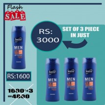 Set of 3 suave men Anti dandruff shampoo conditioner in 373 ml