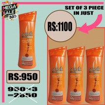 Set of 3 sunsilk co creations damage reconstruction expert shampoo in 70 ml