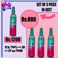 Set of 3 sunsilk hair restyle aqua spray 