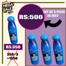 Set of 3 veola hair coconut oil for silky smooth and fresh hairs free from frizzness