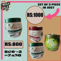 Set of 3 veolla hair cream 