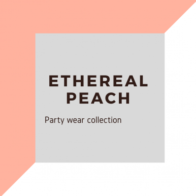 Ethereal Peach Color Party Wear Suit For Women