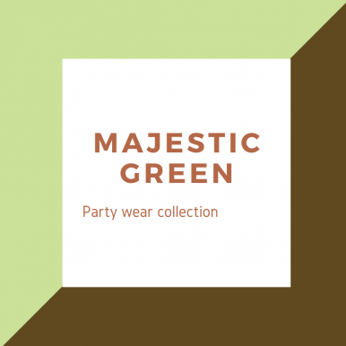 Majestic Green Color Party Wear Suit For Women