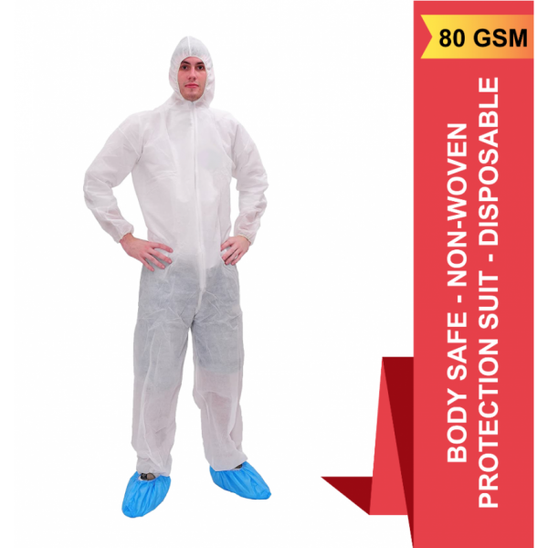 Body Safe - Non-Woven protection suit - Disposable - 80 Gsm