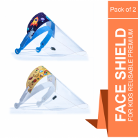 Reusable Premium Face Shield for Kids - Pack of 2