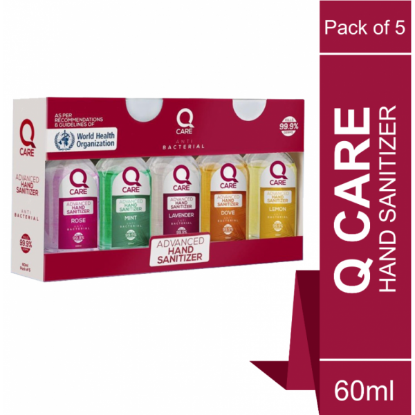 Q Care Advance Hand Sanitizer - PACK OF 5 60ml